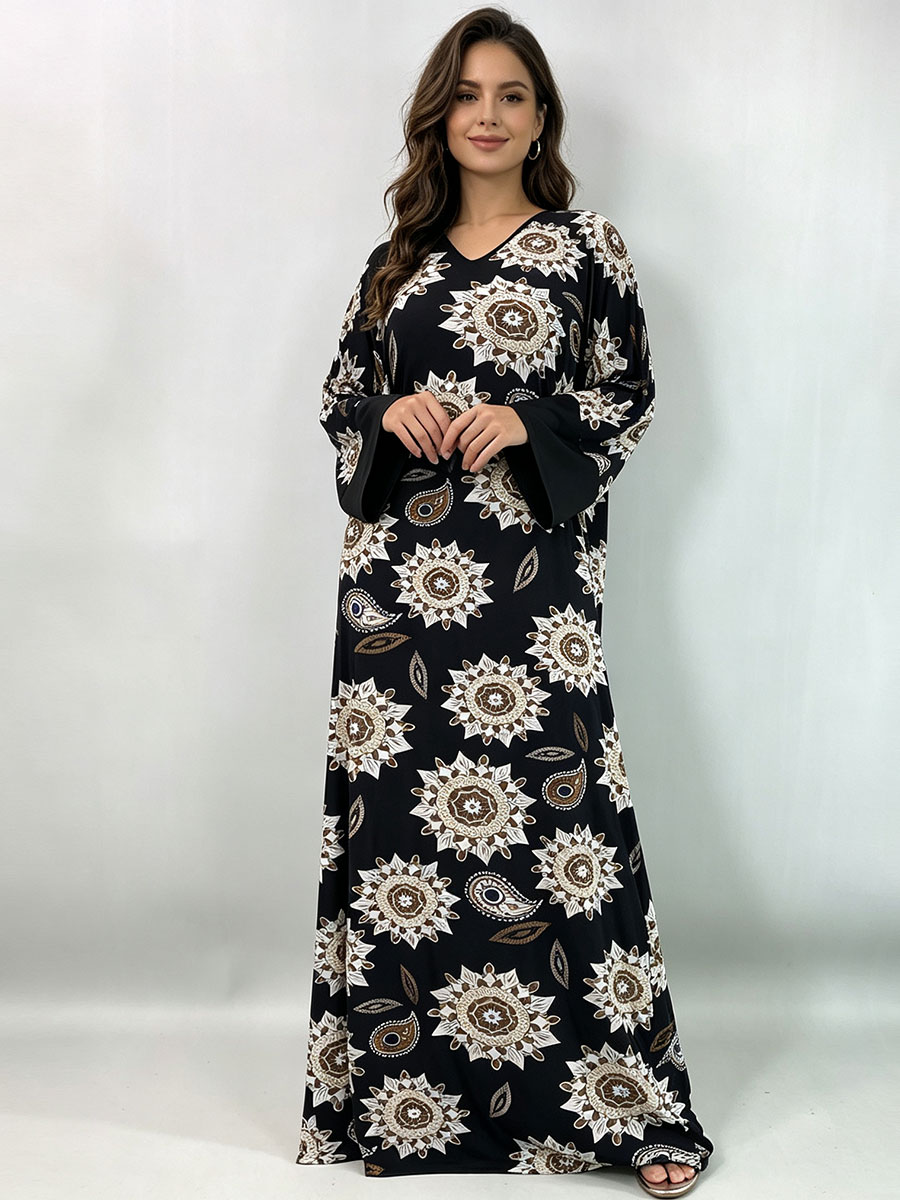 Plus Size Maxi Dress for Women - Boho Summer Beach Maxi Dress ulasan dan harga