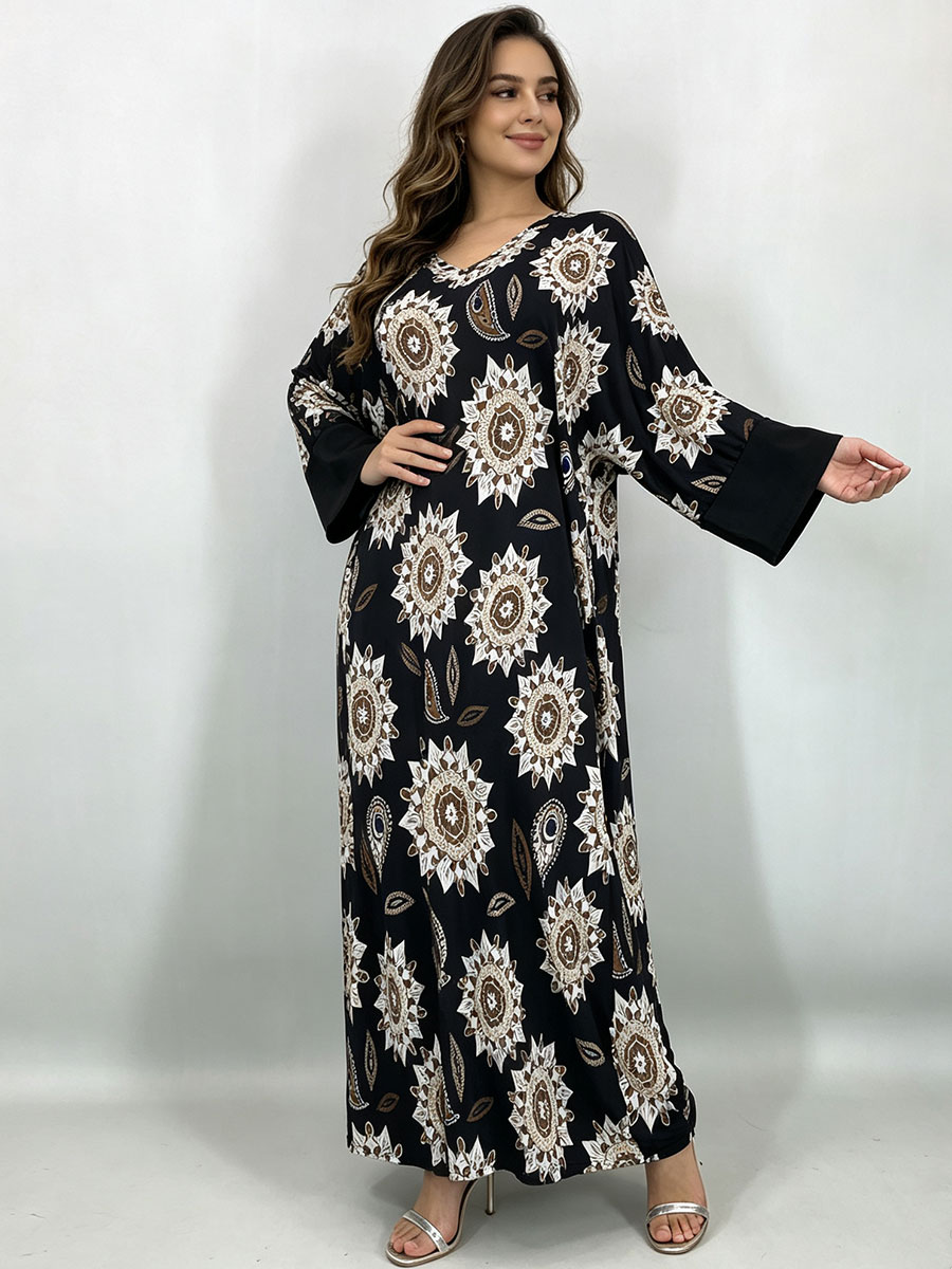 Plus Size Maxi Dress for Women - Boho Summer Beach Maxi Dress ulasan dan harga