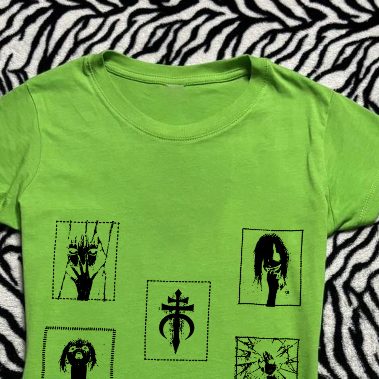 2000s Vintage Women's Crop Top - Y2K Graphic Baby Tee Crop ulasan dan harga