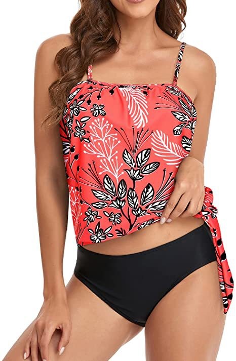 Women's High Waist Bikini Crop - Tops ulasan dan harga