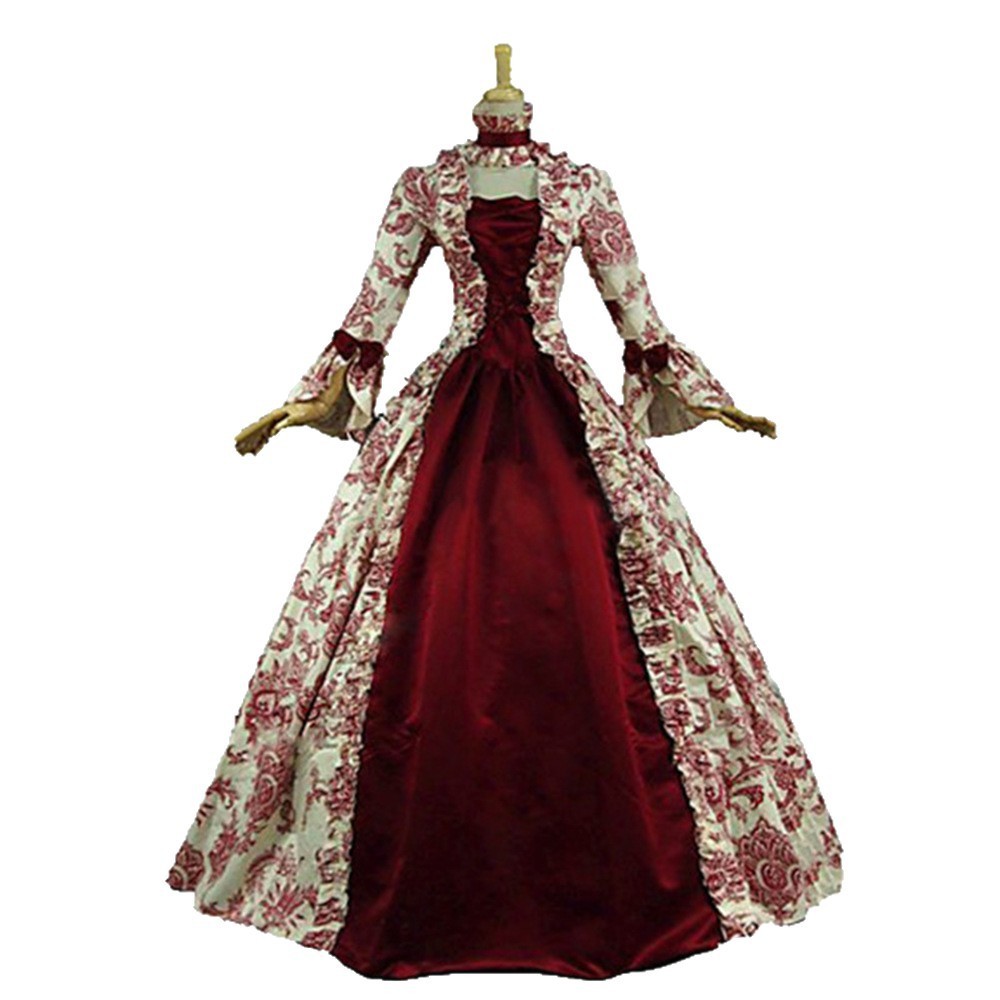 Printed Long Sleeve High Waist - Dresses ulasan dan harga
