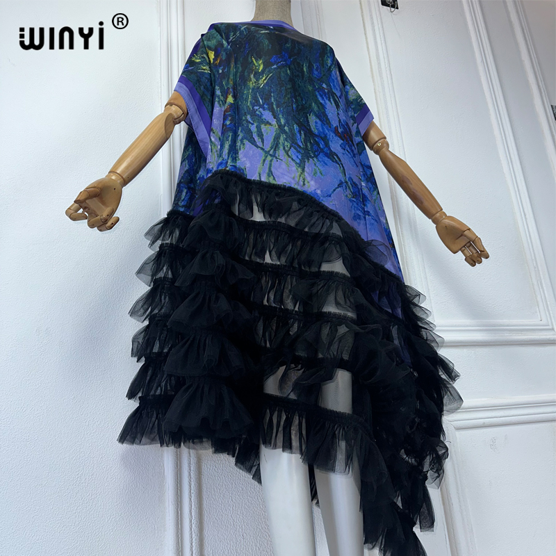 WINYI Africa Clothing Plus Siz - Boho Summer Beach Maxi Dress ulasan dan harga