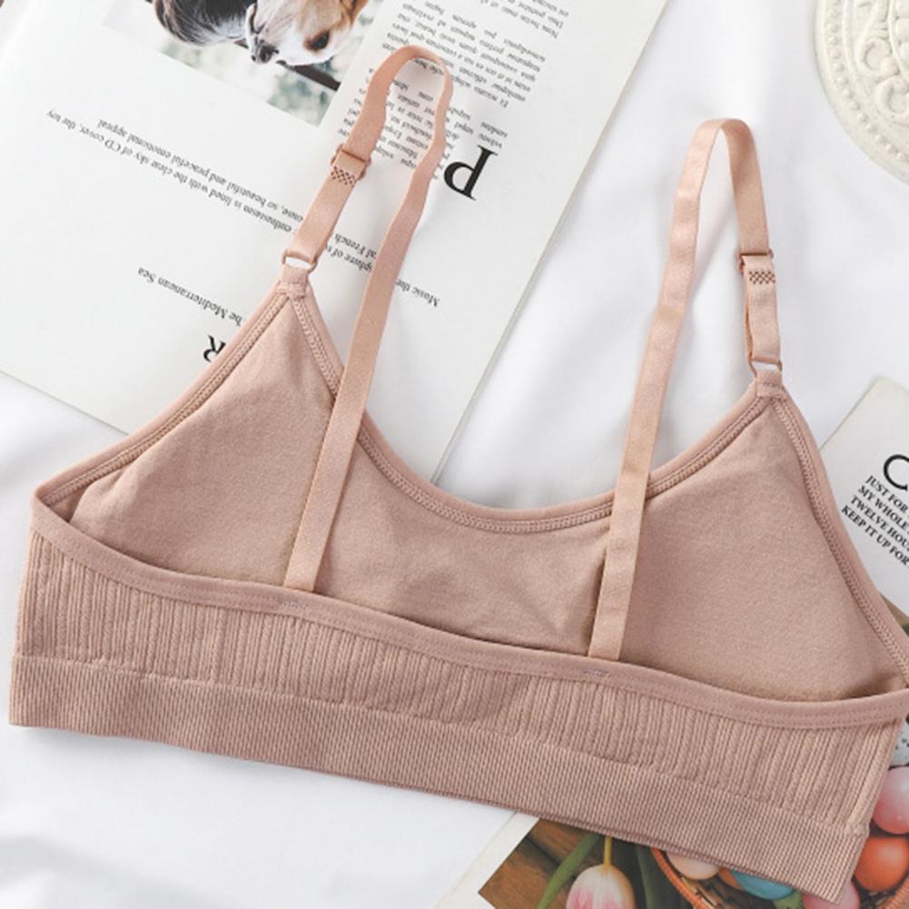 Women's Sports Bra Wireless Pa - Seamless Ribbed Workout Tank Top ulasan dan harga